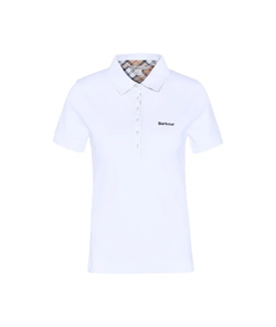 POLO PORTSDOWN TOP WHITE HESSIAN